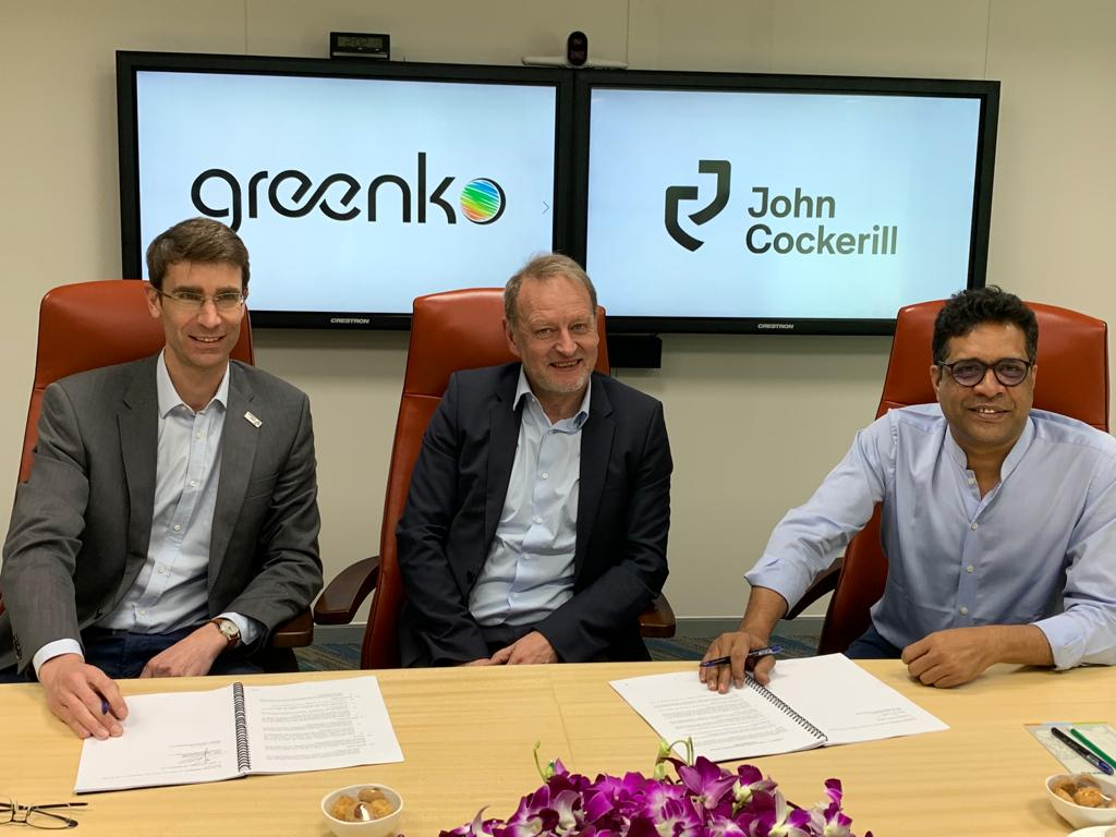 Greenko and John Cockerill partner in Hydrogen to contribute to Indian economy ‘s decarbonation