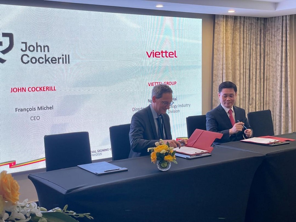 John Cockerill signs a Memorandum of Understanding with Viettel Group to contribute to Vietnam's energy transition objectives